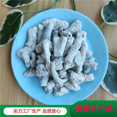 供应 珊瑚石过滤材料 水族造景底砂 海水鱼养殖用珊瑚砂
